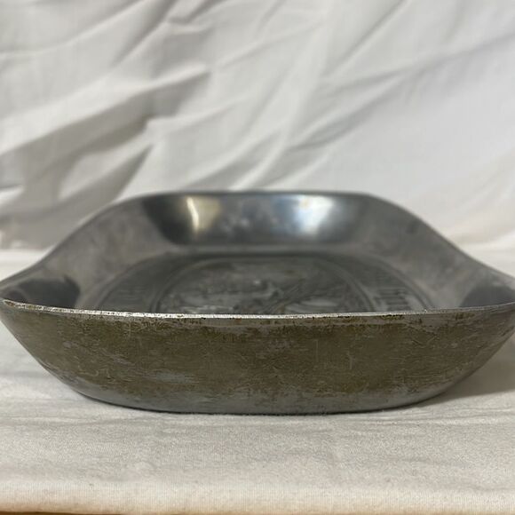 Duratale by Leonard metal serving platter  " give us this day our daily bread” - Picture 3 of 7